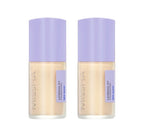 2 x MISSHA Layering Fit Semi Glow Foundation 35ml (#21 Vanilla) - Natural Radiant Base from Korea