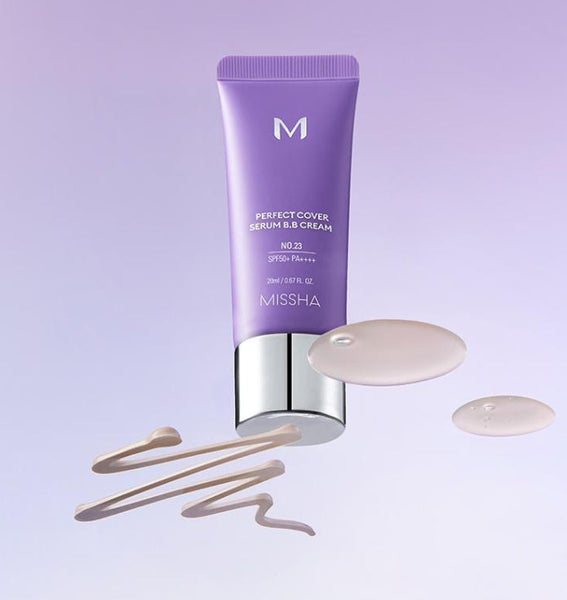 MISSHA M Perfect Cover Serum BB Cream 50ml (#No. 21 Light Beige) SPF50 PA++++ from Korea