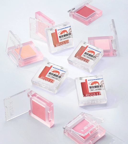 2 x MISSHA Modern Pot, #Last Order - Glossy Pink‑Red Multi‑Use Makeup Pot from Korea