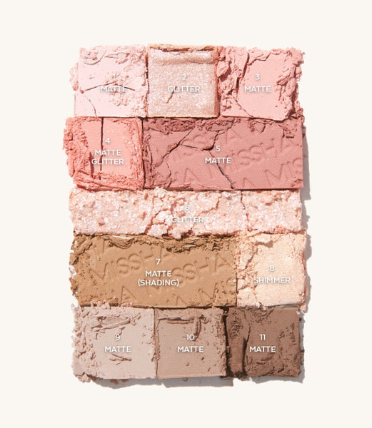 2 x MISSHA Mood Moment Palette (#01 Rosy Rooftop) from Korea