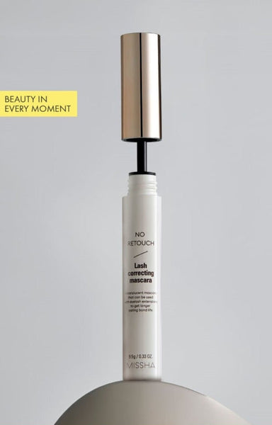 MISSHA No Retouch Lash Correcting Mascara 9.5g, #Clear from Korea