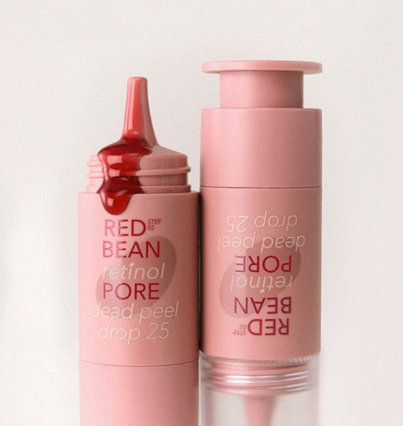 2 x MISSHA Red Bean Retinol Pore Dead Peel Drop 25 15g - Exfoliating Pore Serum from Korea