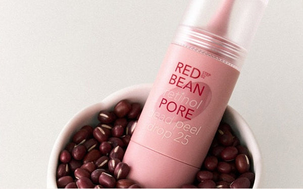 2 x MISSHA Red Bean Retinol Pore Dead Peel Drop 25 15g - Exfoliating Pore Serum from Korea