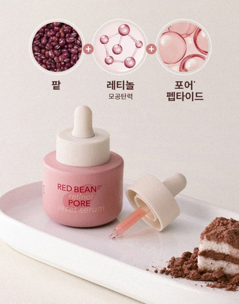 2 x MISSHA Red Bean Retinol Pore Reset Serum 30ml - Pore Care & Firming from Korea