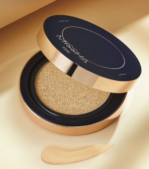 2 x MISSHA Stay Cushion High Cover 14g (#21 Vanilla) SPF30 PA++ from Korea