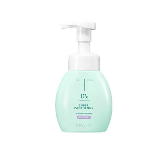 MISSHA Super Panthenol Bubble Cleanser 200ml (Moisture) - Hydrating Foam Cleanser from Korea