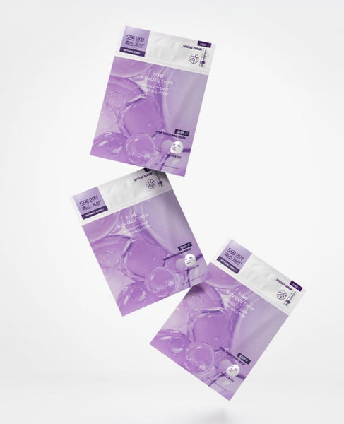 3 x MISSHA Time Revolution Retinol 1000 Shot 2-Step Solution Mask - Firming & Tightening Care from Korea