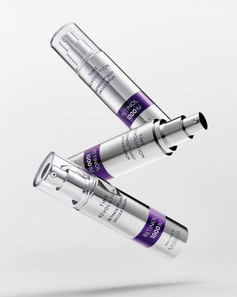 2 x MISSHA Time Revolution Retinol 1000 Shot Spicule Serum 50ml - Anti‑Aging Booster from Korea