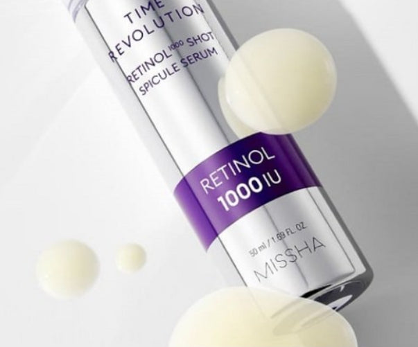 MISSHA Time Revolution Retinol 1000 Shot Spicule Serum 50ml - Anti‑Aging Booster from Korea