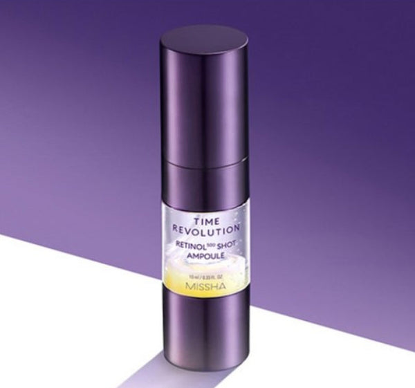 2 x MISSHA Time Revolution Retinol 500 Shot Ampoule 10ml from Korea