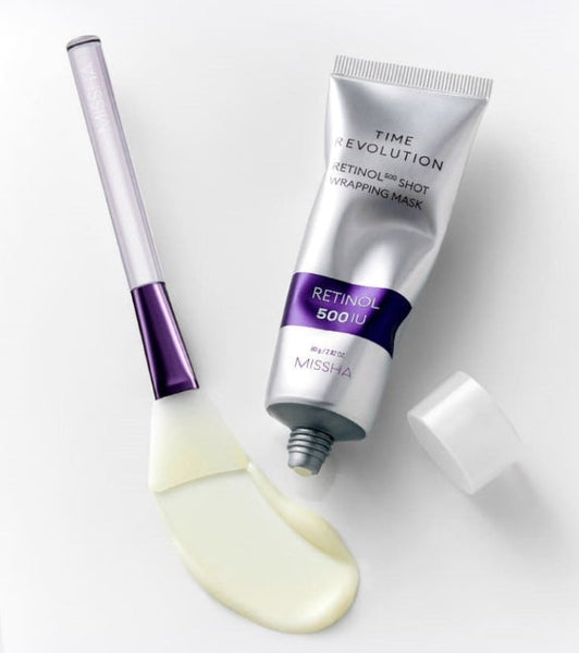 MISSHA Time Revolution Retinol 500 Shot Wrapping Mask 80g from Korea