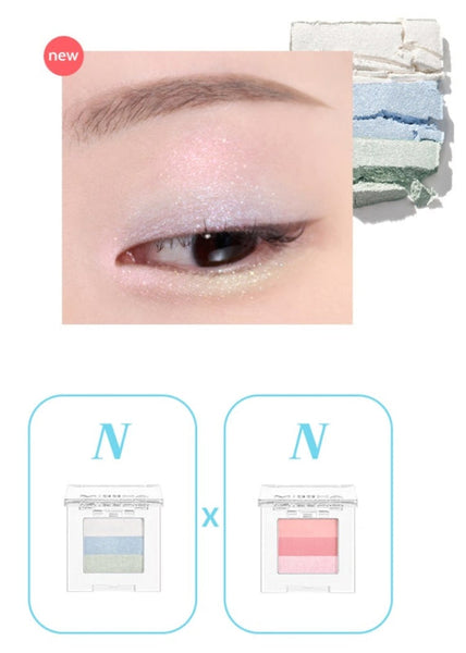 2 x MISSHA Triple Shadow (#21 Berry Berry King) - 3‑Tone Gradient Eyeshadow from Korea