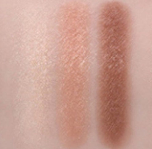 2 x MISSHA Triple Shadow (#No. 3 Mocha Beige) - 3‑Tone Gradient Eyeshadow from Korea