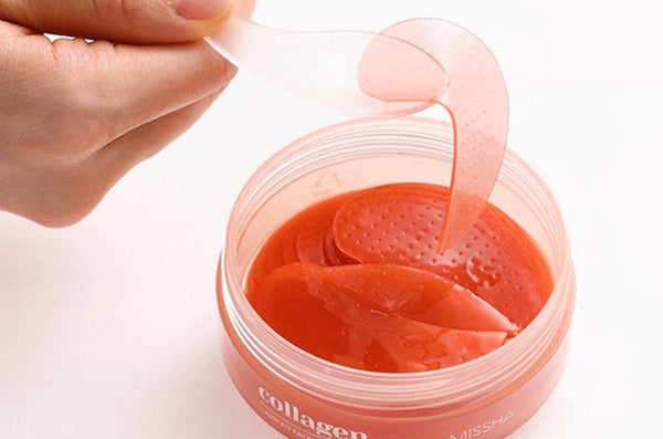 MISSHA Airy Fit Face & Eye Patch 60 patches (Collagen Lifting) - Collagen Lifting Hydrogel Patches fom Korea
