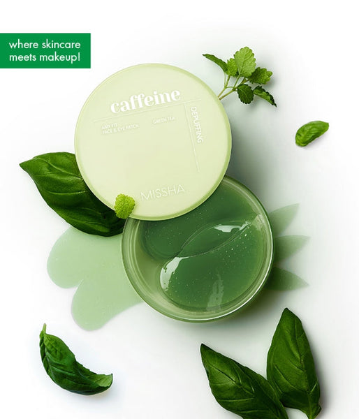MISSHA Airy Fit Face & Eye Patch 60g (Caffeine Depuffing) - Puffiness Care fom Korea