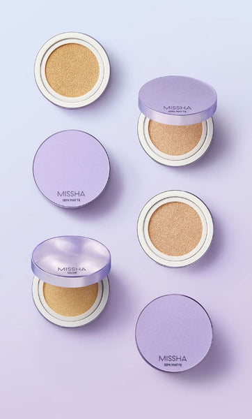 MISSHA Layering Fit Cushion Semi Matte 14g (#19 Ivory), SPF30 PA++ from Korea