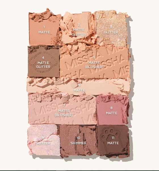 2 x MISSHA Mood Moment Palette (#03 The Cute Things) from Korea