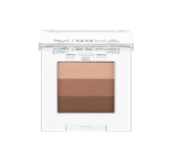 MISSHA Triple Shadow (#13 Lady Milk Tea) - 3‑Tone Gradient Eyeshadow from Korea