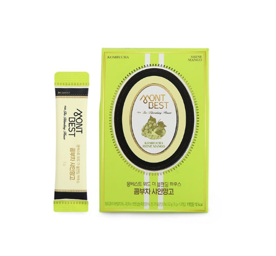 4 X MONTBEST With The Blending House Kombucha Variety Pack Type 2, 10 sticks from Korea_KT