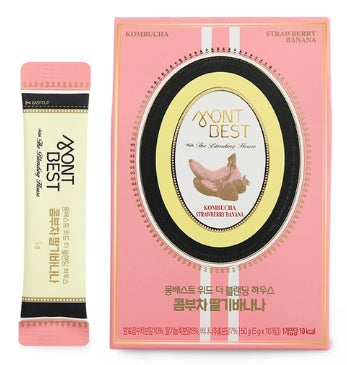4 X MONTBEST With The Blending House Kombucha Variety Pack Type 2, 10 sticks from Korea_KT