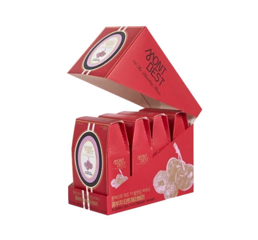 4 X MONTBEST With The Blending House Kombucha Tart Cherry Berry, 10 מקלות מקוריאה_KT