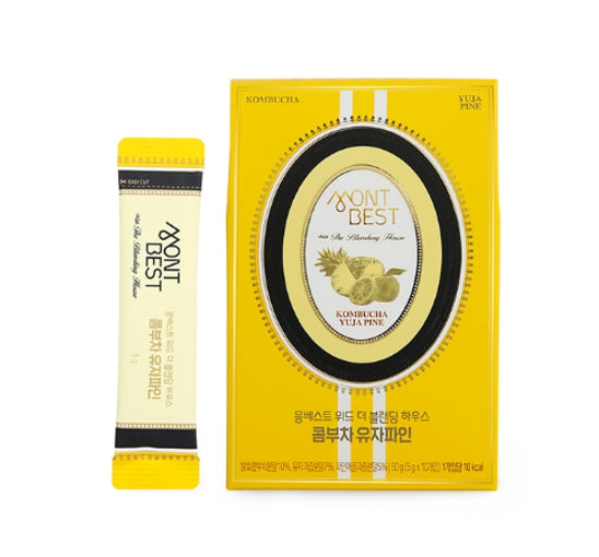 4 X MONTBEST With The Blending House Kombucha Variety Pack Type 2, 10 sticks from Korea_KT