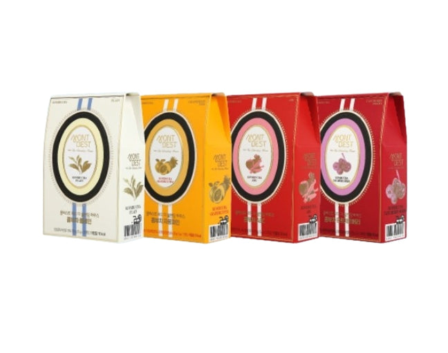 4 X MONTBEST With The Blending House Kombucha Variety Pack Type 1, 10 sticks from Korea_KT