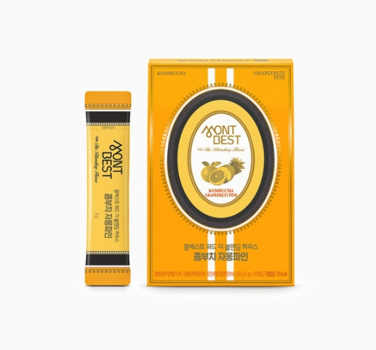 4 X MONTBEST With The Blending House Kombucha Variety Pack Type 1, 10 sticks from Korea_KT