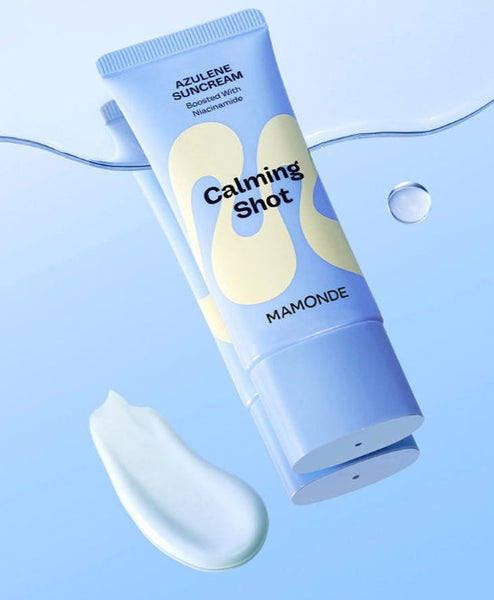 Mamonde Calming Shot Azulene Suncream 35ml, SPF50+ PA++++ from Korea