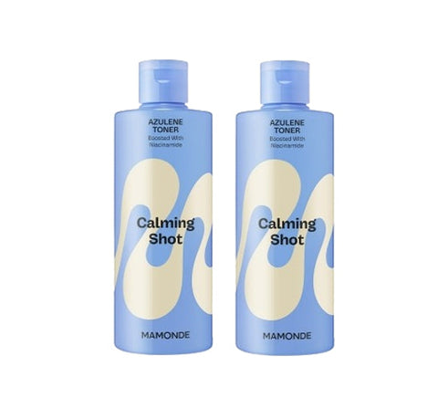 2 x Mamonde Calming Shot Azulene Toner 300ml from Korea