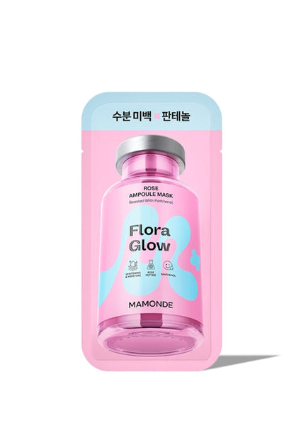 Mamonde Flora Glow Rose Ampoule Mask Sheet 23ml