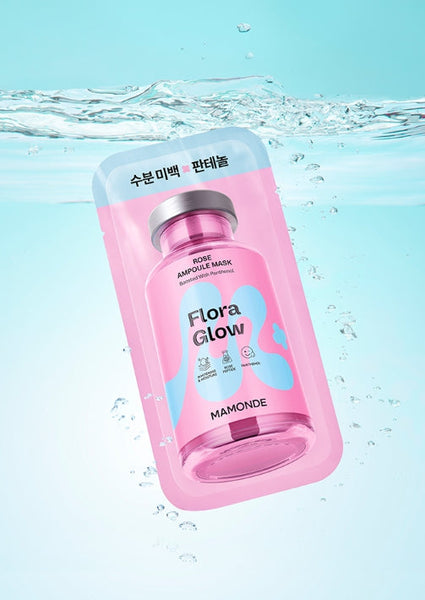 Mamonde Flora Glow Rose Ampoule Mask Sheet 23ml