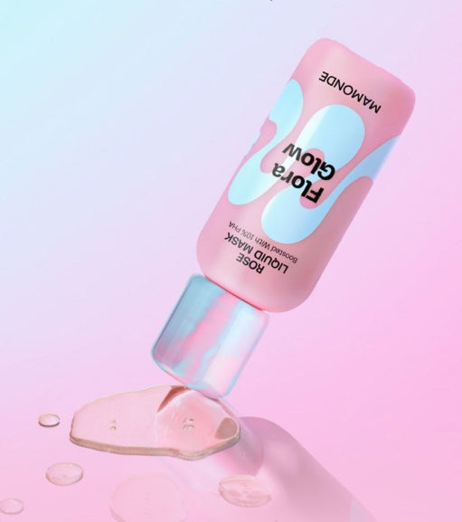 2 x Mamonde Flora Glow Rose Liquid Mask 80ml from Korea_2