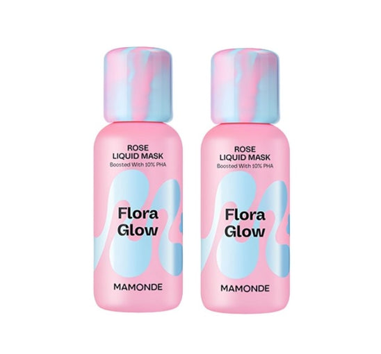 2 x Mamonde Flora Glow Rose Liquid Mask 80ml from Korea