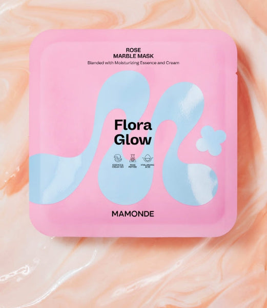 Mamonde Flora Glow Rose Marble Mask