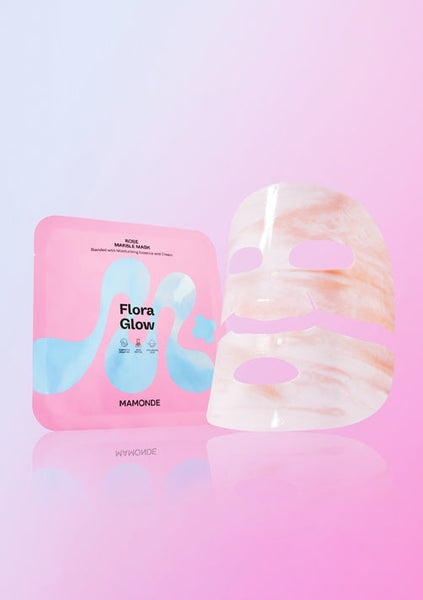 Mamonde Flora Glow Rose Marble Mask