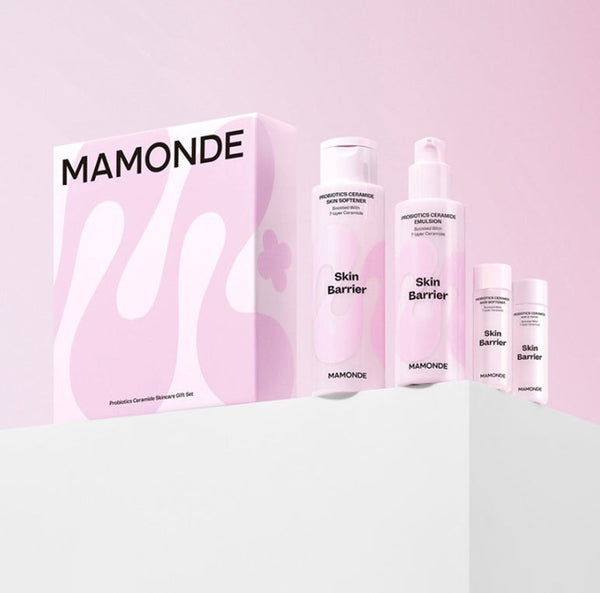 Mamonde Probiotics Ceramide Softener + Emulsion Set (4 Items) from Korea_1