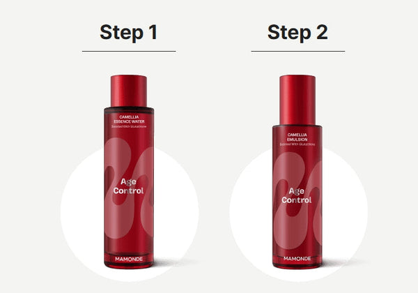 Mamonde Age Control Camellia Essence Water 150ml + Emulsion 125ml from Korea_1