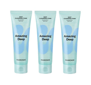 3 x Mamonde Amazing Deep Mint Cleansing 120ml from Korea