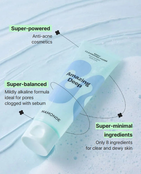 Mamonde Amazing Deep Mint Cleansing Foam