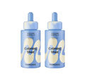 Two bottles of Mamonde Azulene Ampoule Calming Shot on a white background