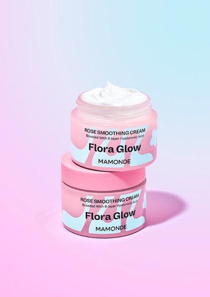2 x Mamonde  Flora Glow Rose Smoothing Cream 50ml from Korea_2