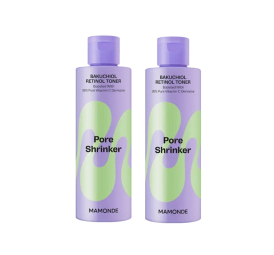 2 x Mamonde Pore Shrinker Bakuchiol Retinol toner 200ml from Korea