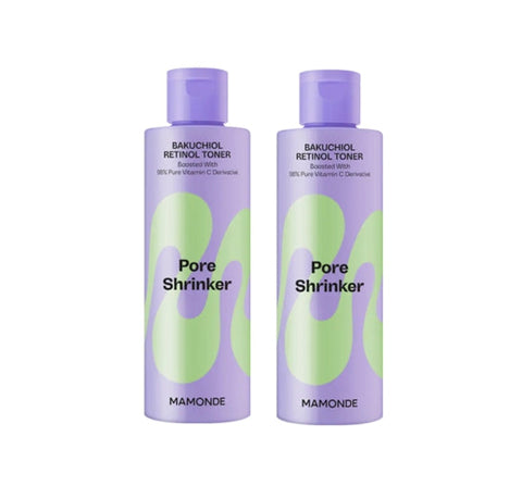2 x Mamonde Pore Shrinker Bakuchiol Retinol toner 200ml from Korea