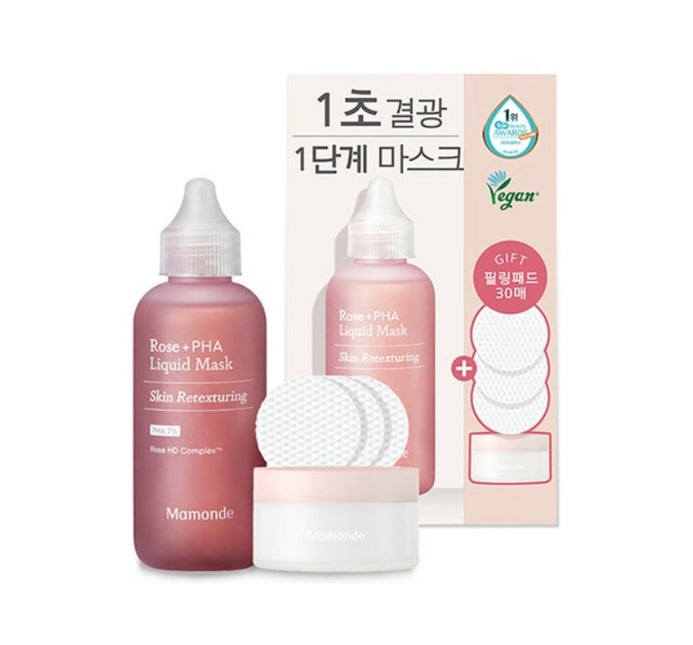 Mamonde PHA Liquid Mask 80ml + Peeling Pad(30ea) from Korea