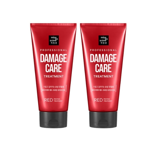 2 X [NEW] Mise-en-scene Professional Damage Care Red Protein Treatment 330ml from Korea