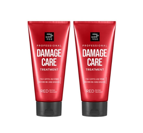 2 X [NEW] Mise-en-scene Professional Damage Care Red Protein Treatment 330ml from Korea