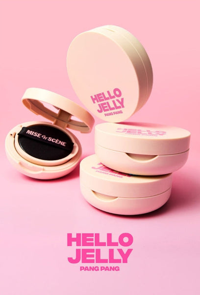 2 x Mise-en-scene Hello Jelly Pang Pang Hair Cover Cushion 8g #02 Dark Brown from Korea