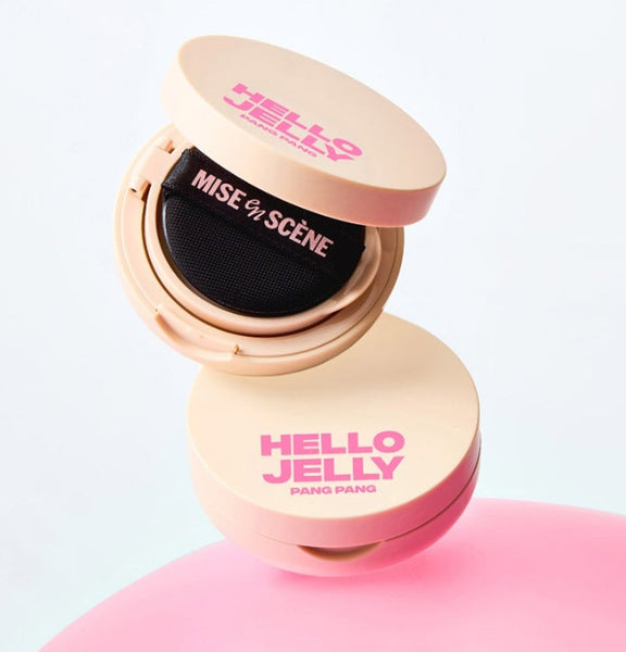 2 x Mise-en-scene Hello Jelly Pang Pang Hair Cover Cushion 8g #02 Dark Brown from Korea