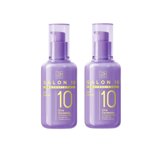 2 X Mise-en-scene Salon 10 Professional Cica Ceramide Oil Serum 60ml from Korea